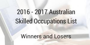 New Skilled Occupation List from 1 July 2016